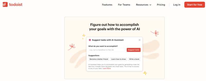 Todoist Ai assistant