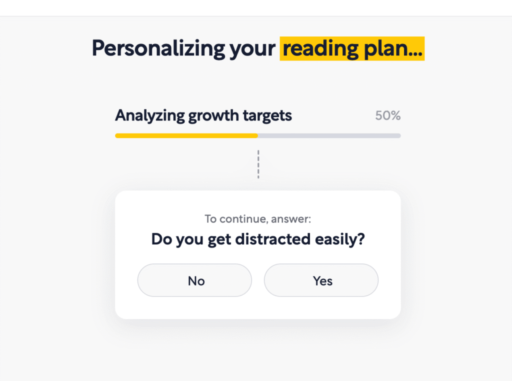 answer personalization questions