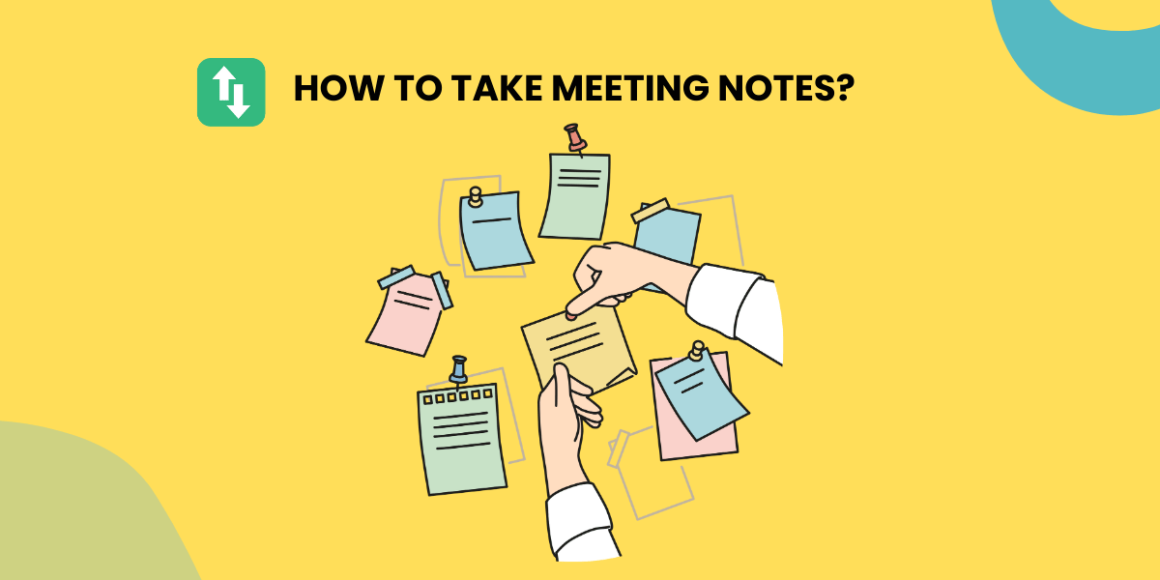 how to take meeting notes