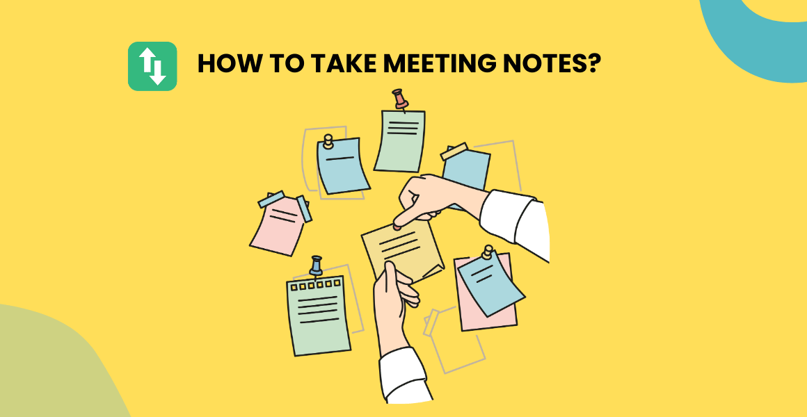 how to take meeting notes